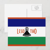 Lesotho briefkaart (Voorkant / Achterkant)