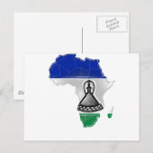 Lesotho Briefkaart (Voorkant / Achterkant)