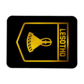 Lesotho Emblem Magneet (Horizontaal)