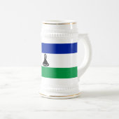 Lesotho Flag Bierpul (Voorkant rechts)
