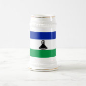 Lesotho Flag Bierpul (Center)
