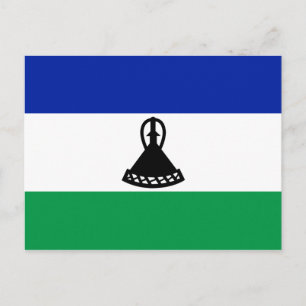 Lesotho Flag Briefkaart
