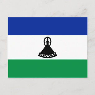Lesotho Flag Briefkaart
