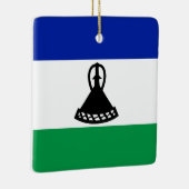 Lesotho Flag Keramisch Ornament (Rechts)