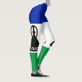 Lesotho Flag Leggings (Rechts)