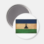 Lesotho Flag Magneet (Voorkant / Achterkant)