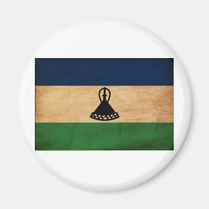 Lesotho Flag Magneet