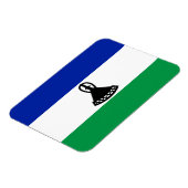 Lesotho Flag Magneet (Linkerzijde)