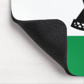 Lesotho Flag Mousepad Muismat (Hoek)