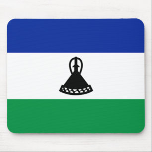 Lesotho Flag Mousepad Muismat