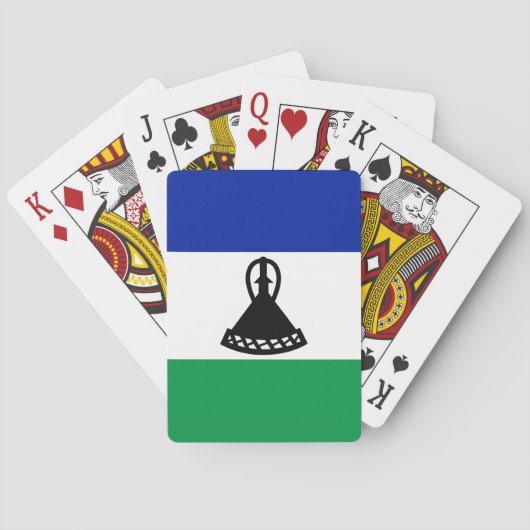 Lesotho Flag Pokerkaarten (Achterkant)