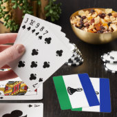 Lesotho Flag Pokerkaarten (Insitu)