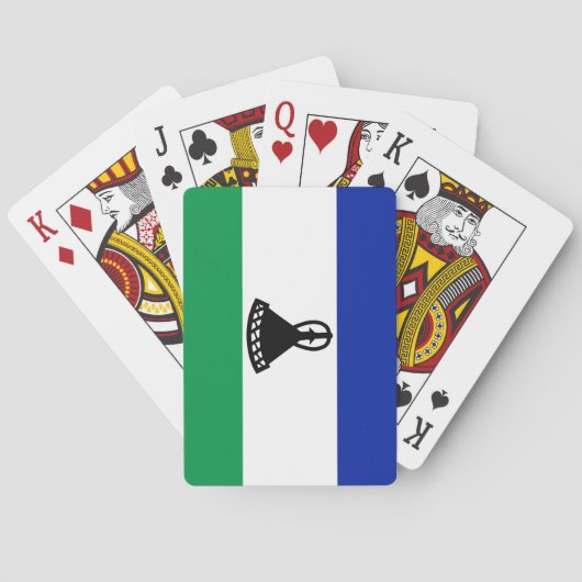 Lesotho Flag Pokerkaarten (Achterkant)