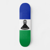Lesotho Flag Skateboard (Voorkant)