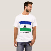 Lesotho Flag T-shirt (Voorkant volledig)