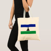 Lesotho Flag Tote Bag (Voorkant (product))
