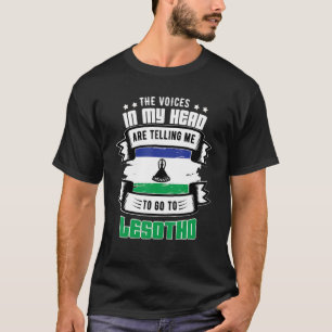 Lesotho in mijn hoofd t-shirt