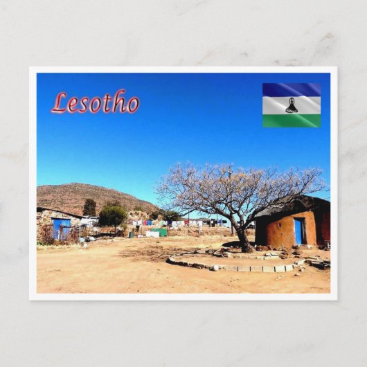 Lesotho - Panorama - Briefkaart (Voorkant)