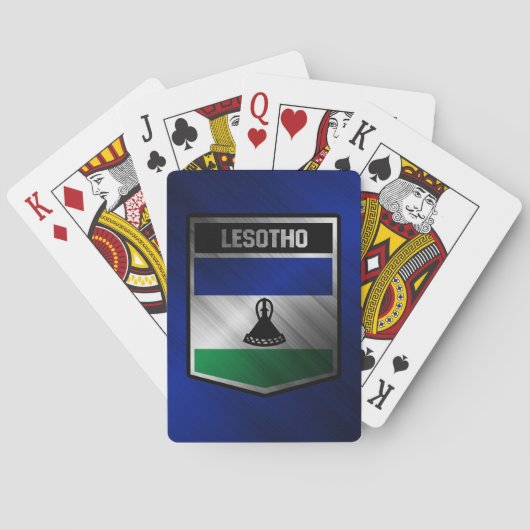 Lesotho Pokerkaarten (Achterkant)