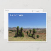 lesotho-uitzicht briefkaart (Voorkant / Achterkant)