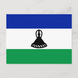 Lesotho Vlag Briefkaart