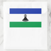 Lesotho-vlag Rechthoekige Sticker (Tas)