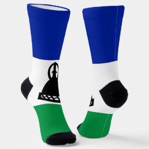 Lesotho-vlag Sokken