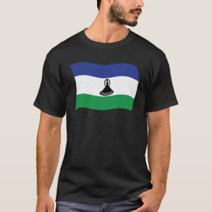 Lesotho Vlag T-shirt
