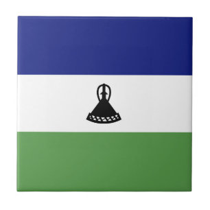Lesotho vlag tegeltje
