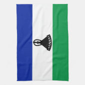 Lesotho-vlag Theedoek (Verticaal)