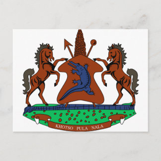 Lesotho-wapenschild Briefkaart