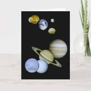 L'espace de carte de système solaire - cadeau de