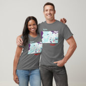 L'espace est l'endroit ! T-shirt abstrait (Unisexe)