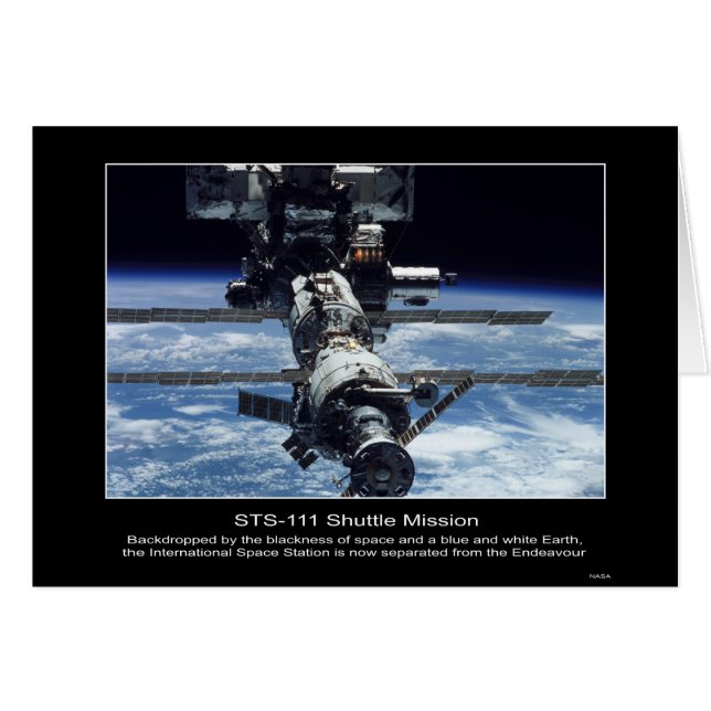 L'espace international Stationview de la NASA (Devant horizontal)