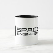 L'espace machine le logo blanc de Se de tasse de (Centre)