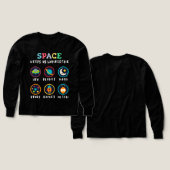 L'espace nous fait nous poser des questions (Motif recto et verso)