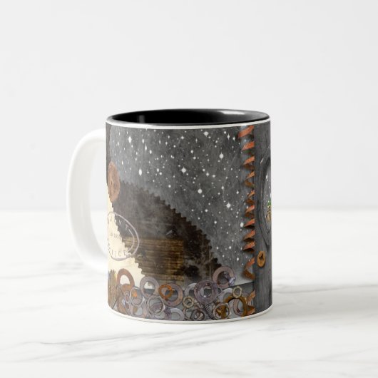 L'espace punk de vapeur - tasse de café (Devant gauche)