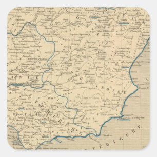 L'Espagne sous les Romains 409 ans apres JC Vierkante Sticker