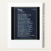 Lesplanner met ruimte voor naam planner (Achterkant)