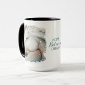 L'espoir, croient, rêvent. Tasse de cheval (Devant gauche)