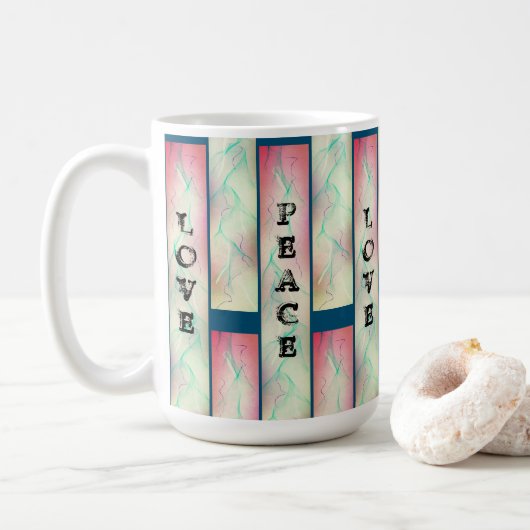 L'ESPOIR DE LA PAIX AIME LA MUG (Avec donut)
