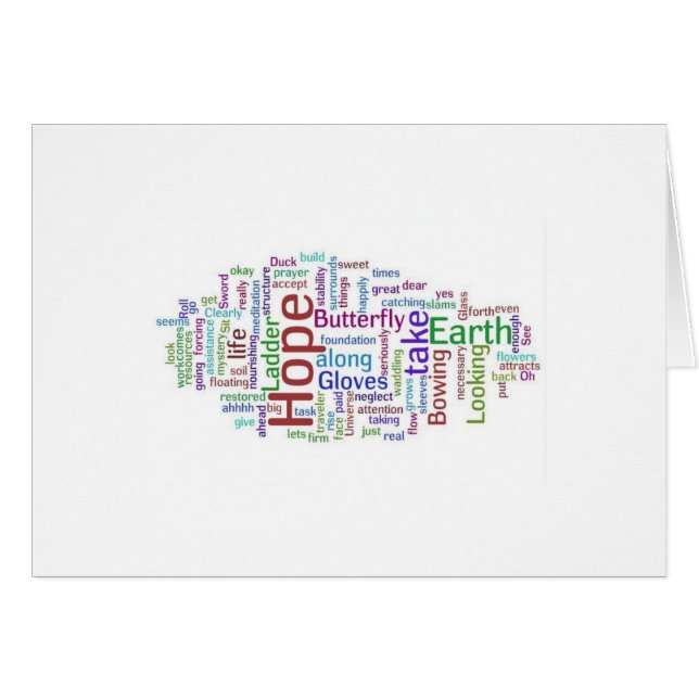 L'espoir flotte la carte (Devant horizontal)