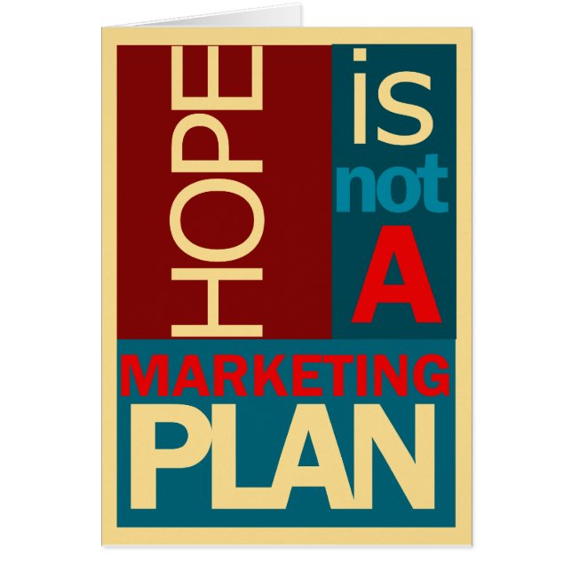 L'espoir n'est pas un plan marketing (Devant)
