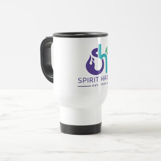 L'Esprit A Isolé Voyage Mug (Devant gauche)
