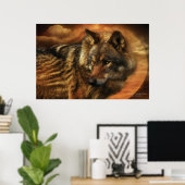 L'Esprit De La Lune D'Or Poster / Imprimer (Bureau à domicile)