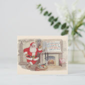 L'Esprit de Noël - Art de Carte Postale Ancienne (Debout devant)