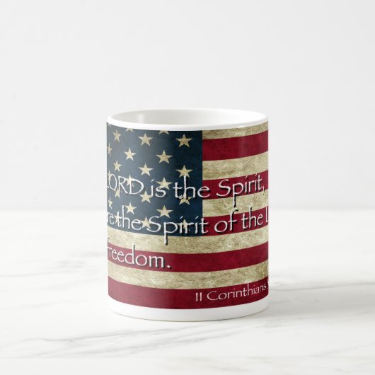 L'Esprit du Seigneur Liberté mug (Centre)