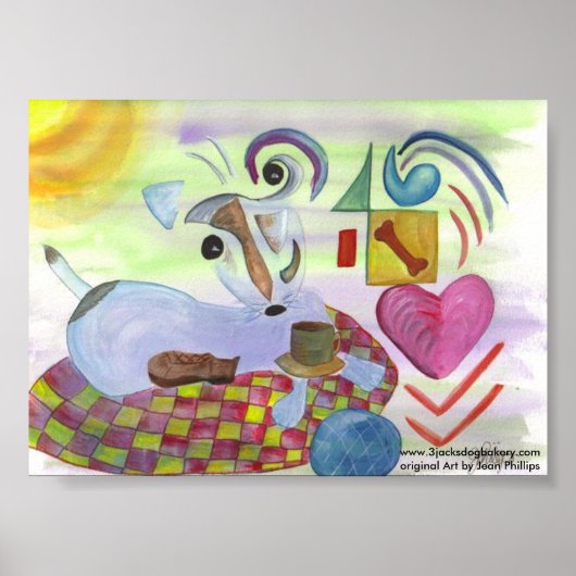 L'esprit d'une affiche Jack Russell (Devant)