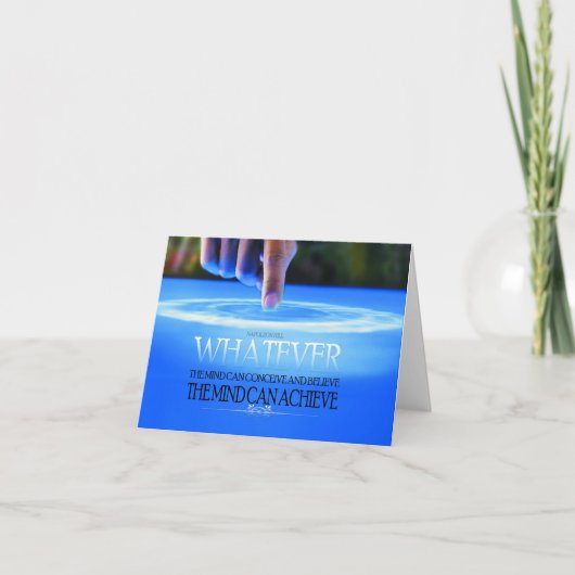 L'Esprit Peut Concevoir Une Carte Motivationnelle (Devant)