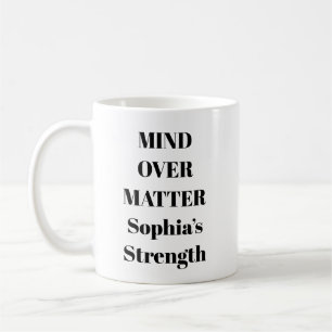L'esprit sur la matière motivationnelle Mug